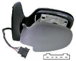 Seat Alhambra [95-99] Complete Electric Adjust & Heated Mirror Unit - Primed